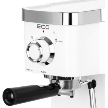 Рожковая кофеварка эспрессо ECG ESP 20301 White Фото 11