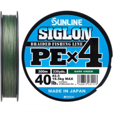 Шнур Sunline Siglon PE н4 300m 2.5/0.270mm 40lb/18.5kg Dark Gre Фото