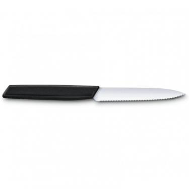 Кухонный нож Victorinox Swiss Modern Paring Serrate 10см Black Фото 1