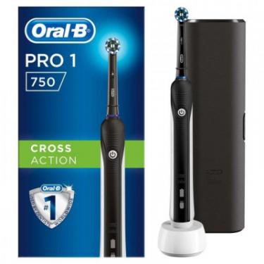 Электрическая зубная щетка Oral-B Pro 750 D16.513.1UX 3756 Black Edition Фото