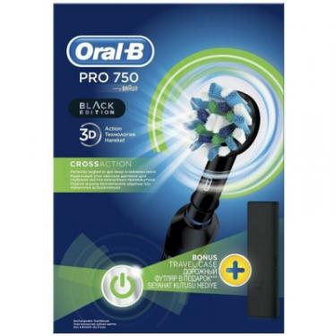 Электрическая зубная щетка Oral-B Pro 750 D16.513.1UX 3756 Black Edition Фото 1