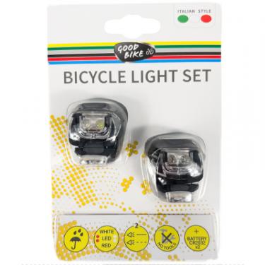 Комплект велофар Good Bike Silicone LED Black Фото 5