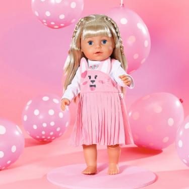 Аксессуар к кукле Zapf Одяг для ляльки Baby Born - Сукня з зайкою Фото 5