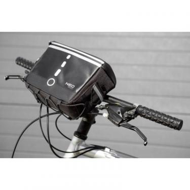 Велосумка на руль Neo Tools 600D 23 х 12 х 17 см Black Фото 3