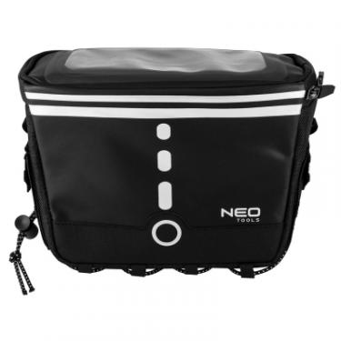 Велосумка на руль Neo Tools 600D 23 х 12 х 17 см Black Фото 8