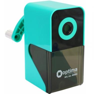 Точилка Optima Механічна для олівця з автоматичною подачею, зелен Фото