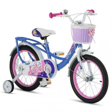 Детский велосипед Royal Baby Chipmunk Darling 18", Official UA, синій Фото 2