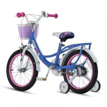 Детский велосипед Royal Baby Chipmunk Darling 18", Official UA, синій Фото 3