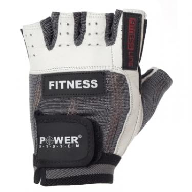 Перчатки для фитнеса Power System Fitness PS-2300 Grey/White M Фото 1