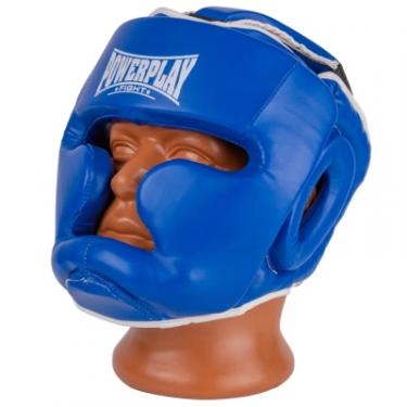 Боксерский шлем PowerPlay 3100 PU Синій M Фото 1
