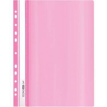Папка-скоросшиватель Economix А4 Light з перфорації, рожева Фото