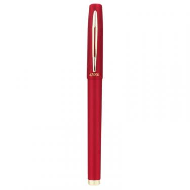 Ручка гелевая Baoke антибактеріальне покриття софт 0.5 мм, червона Фото