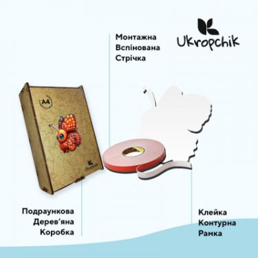 Пазл Ukropchik дерев'яний Зачарований Метелик size - M в коробці Фото 2