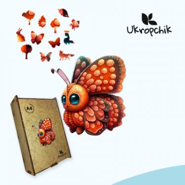 Пазл Ukropchik дерев'яний Зачарований Метелик size - M в коробці Фото 4