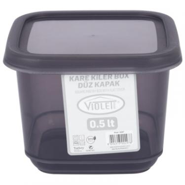 Емкость для сыпучих продуктов Violet House Transparent Black 0.5 л Фото 1