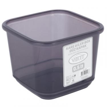 Емкость для сыпучих продуктов Violet House Transparent Black 0.5 л Фото 2