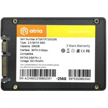 Накопитель SSD ATRIA 2.5" 256GB XT200 Фото 1
