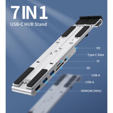 Концентратор Choetech USB-C 7-in-1 Фото 2