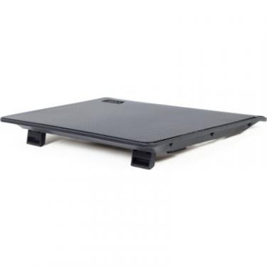 Подставка для ноутбука Gembird до 15.6", 2x125мм вентилятори, чорний Фото 3
