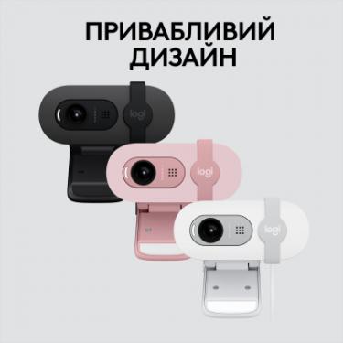 Веб-камера Logitech Brio 100 Full HD Rose Фото 7