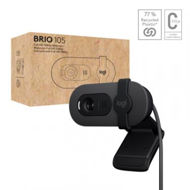Веб-камера Logitech Brio 105 Full HD 1080p Graphite Фото 6