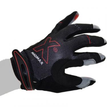Перчатки для фитнеса MadMax MXG-103 X Gloves Black/Grey L Фото 6