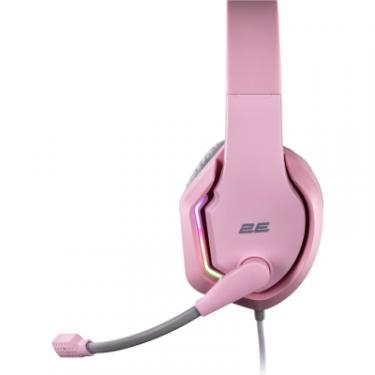 Наушники 2E Gaming HG315 RGB USB 7.1 Pink Фото 5