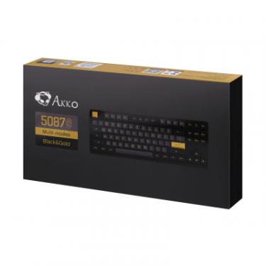 Клавиатура Akko 5087B Plus Black Gold 87Key CS Silver Hot-swappab Фото 13