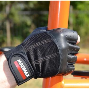 Перчатки для фитнеса MadMax MFG-248 Clasic Exclusive Black XL Фото 4