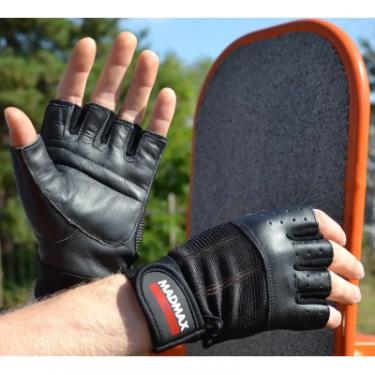Перчатки для фитнеса MadMax MFG-248 Clasic Exclusive Black XL Фото 7