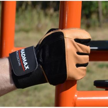 Перчатки для фитнеса MadMax MFG-269 Professional Brown L Фото 4