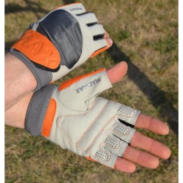 Перчатки для фитнеса MadMax MFG-850 Crazy Grey/Orange XXL Фото 8