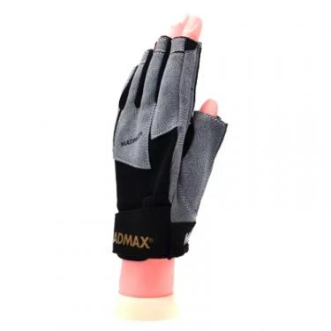 Перчатки для фитнеса MadMax MFG-871 Damasteel Grey/Black XXL Фото 2