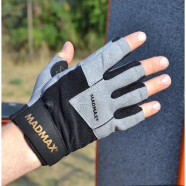 Перчатки для фитнеса MadMax MFG-871 Damasteel Grey/Black XXL Фото 3