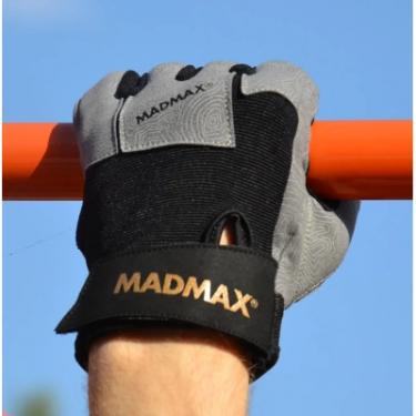 Перчатки для фитнеса MadMax MFG-871 Damasteel Grey/Black XXL Фото 8
