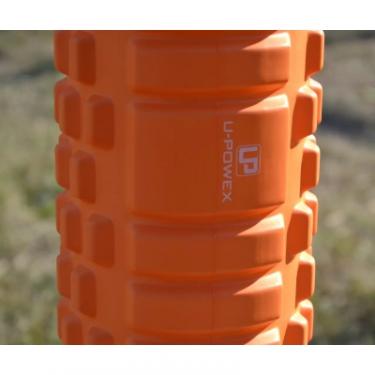 Масажный ролик U-Powex UP_1020 EVA foam roller 33x14см Orange Фото 9