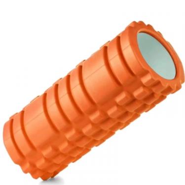 Масажный ролик U-Powex UP_1020 EVA foam roller 33x14см Orange Фото 1