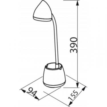 Настольная лампа Philips LED Reading Desk lamp Hat 4.5W, 3000/4000/5700K, 1 Фото 4