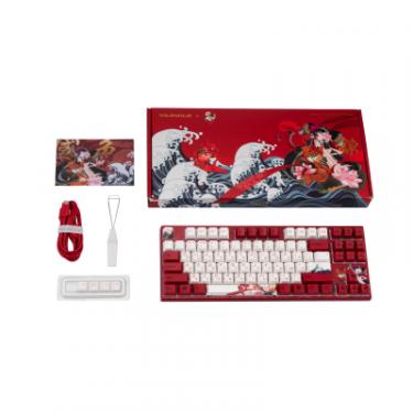 Клавиатура Varmilo VEM87 Koi 87Key EC V2 Rose USB UA White LED Red Фото 1