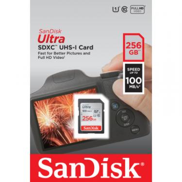 Карта памяти SanDisk 256GB SD class 10 UHS-I Ultra Фото 1