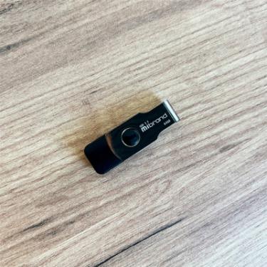 USB флеш накопитель Mibrand 64GB Lizard Black USB 3.2 Фото 1