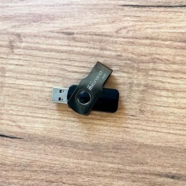 USB флеш накопитель Mibrand 64GB Lizard Black USB 3.2 Фото 2