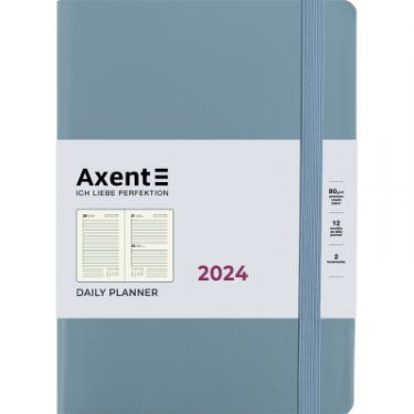 Еженедельник Axent 2024 Partner Soft Earth Colors 145 x 210 мм, синій Фото