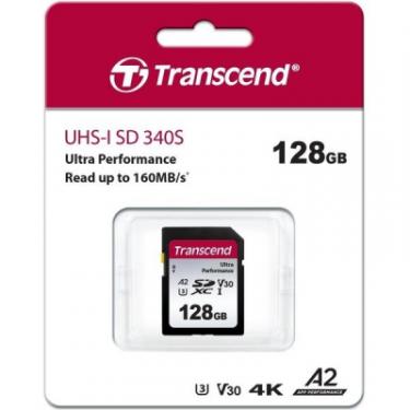 Карта памяти Transcend 128GB SD class 10 UHS-I U3 4K Фото 4