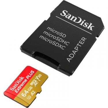 Карта памяти SanDisk 64GB microSD class 10 V30 Extreme PLUS Фото 3