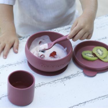 Набор детской посуды MinikOiOi BLW Set I - Powder Grey Фото 2