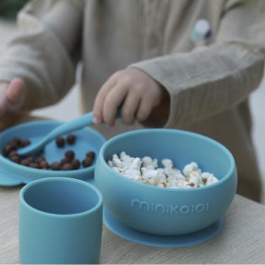 Набор детской посуды MinikOiOi BLW Set I - Powder Grey Фото 3