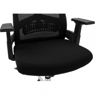 Офисное кресло Richman Токен Хром M-1 (Tilt) Сітка чорна Фото 8