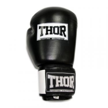 Боксерские перчатки Thor Sparring Шкіра 14oz Чорно-білі Фото 1