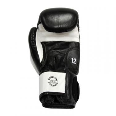 Боксерские перчатки Thor Sparring Шкіра 14oz Чорно-білі Фото 2